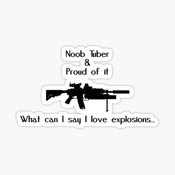 Noob Tube Stickers Redbubble - noobtube roblox youtube