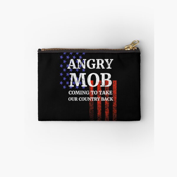 Item preview, Angry Mob Coming to Take Our Country Back American Flag designed and sold by highparkoutlet.