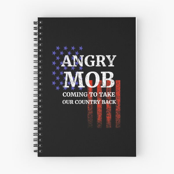 Item preview, Angry Mob Coming to Take Our Country Back American Flag designed and sold by highparkoutlet.