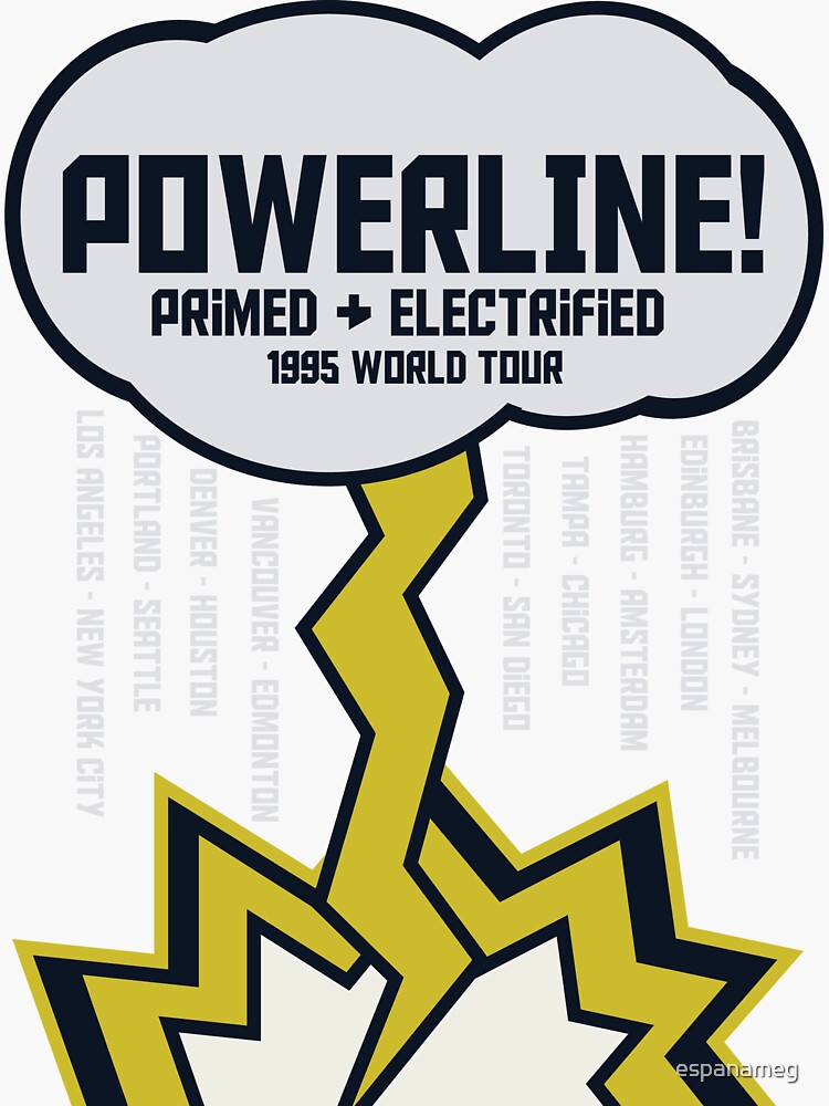 Powerline World Tour Sticker — Kristeens Kingdom