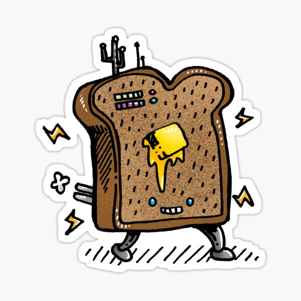 Toast Bot Sticker