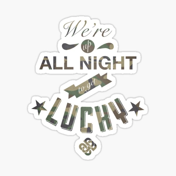 Vista previa del artículo con la obra «Get Lucky - Camo», diseñado y vendido por Chigadeteru.