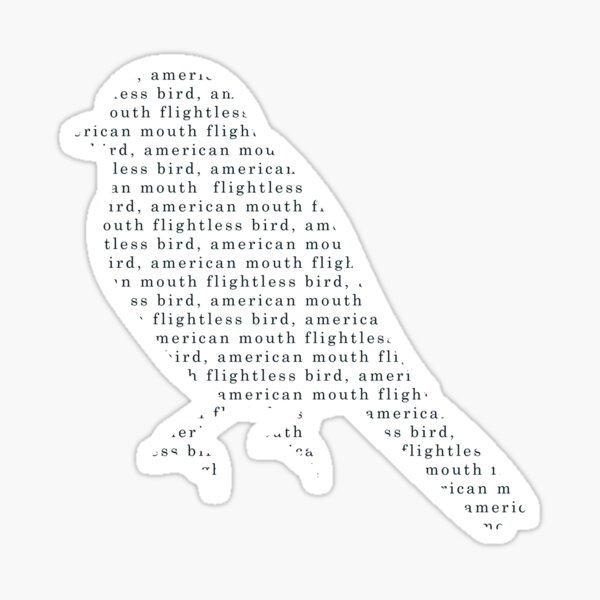 Item preview, Flightless Bird, American Mouth designed and sold by MoustacheComb.