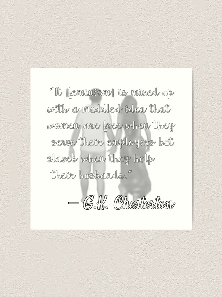 Download Gk chesterton quotes feminism For iPhone Free