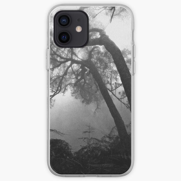 Forêt brumeuse Coque souple iPhone