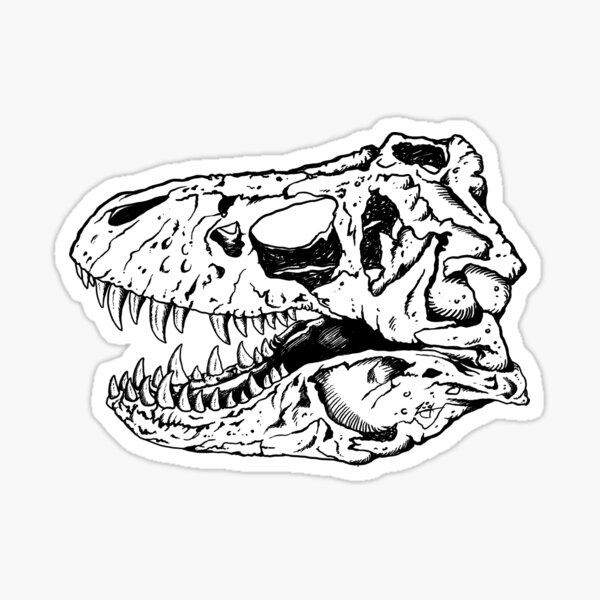 Item preview, T-Rex Skull designed and sold by ZugArt.