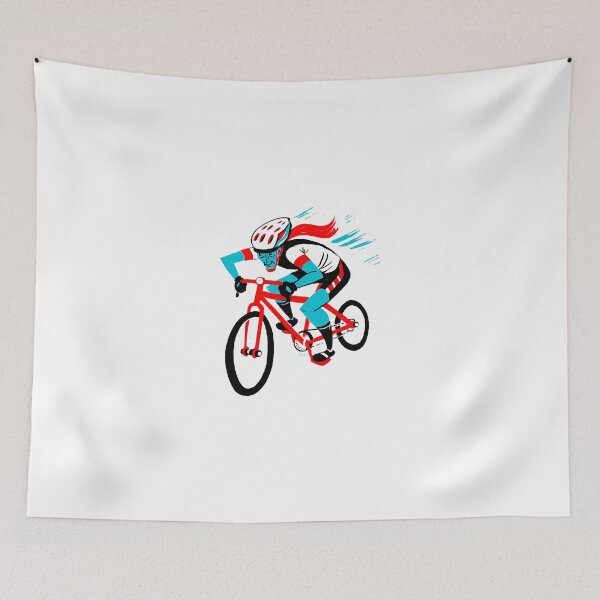 Item preview, Woman Cycling designed and sold by CoolCharacters.