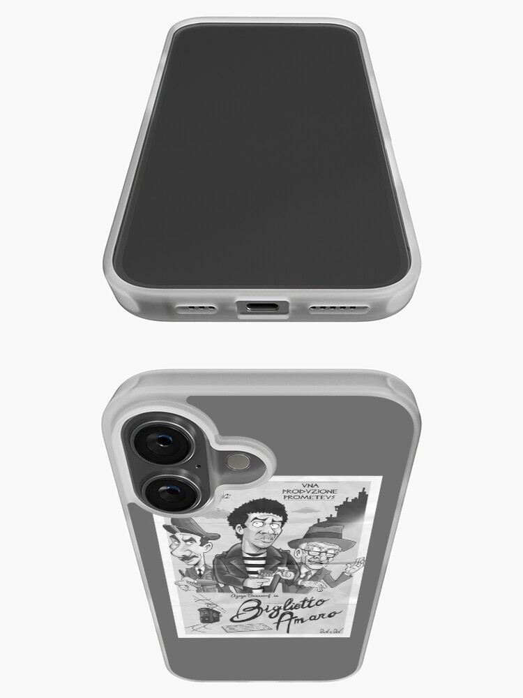 Aldo Giovanni e Giacomo Biglietto Amaro iPhone Case for Sale