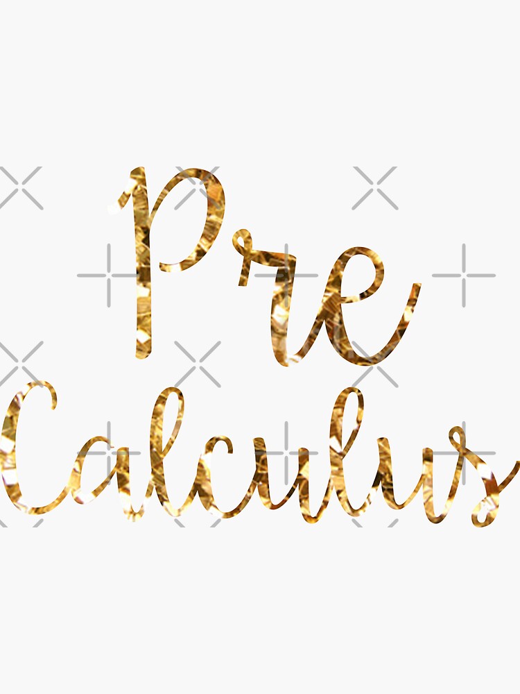  Pre Calculus Sticker By Megsiev Redbubble