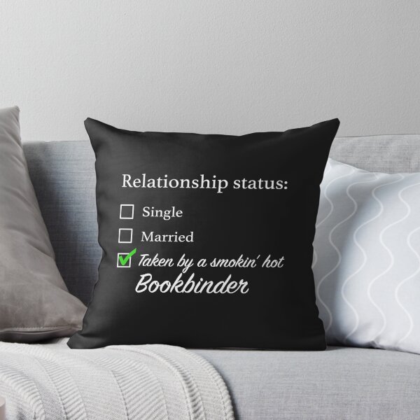 Item preview, Relationship Status Bookbinder designed and sold by overflowhidden.
