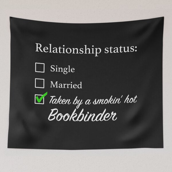 Item preview, Relationship Status Bookbinder designed and sold by overflowhidden.