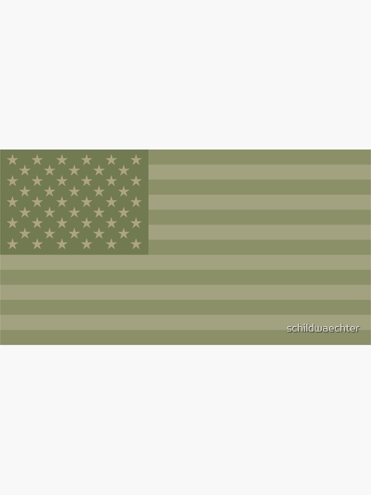 Design-Ansicht von Camo Sternenbanner - USA Flagge militärische Camouflage Farben, designt und verkauft von schildwaechter