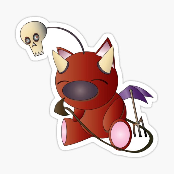 The Devil Moogle! Sticker