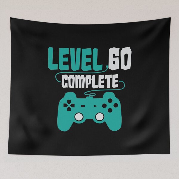 Item preview, Gamer Shirt Level 60 Complete Gaming Birthday Gift Tee designed and sold by haselshirt.