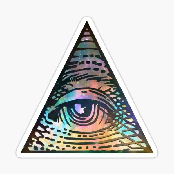 Cosmic Eye of Providence Sticker