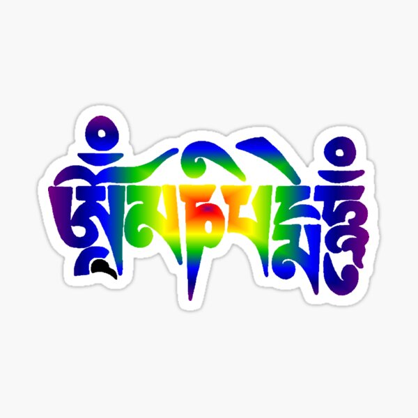 Om Mani Padme Hum - Rainbow