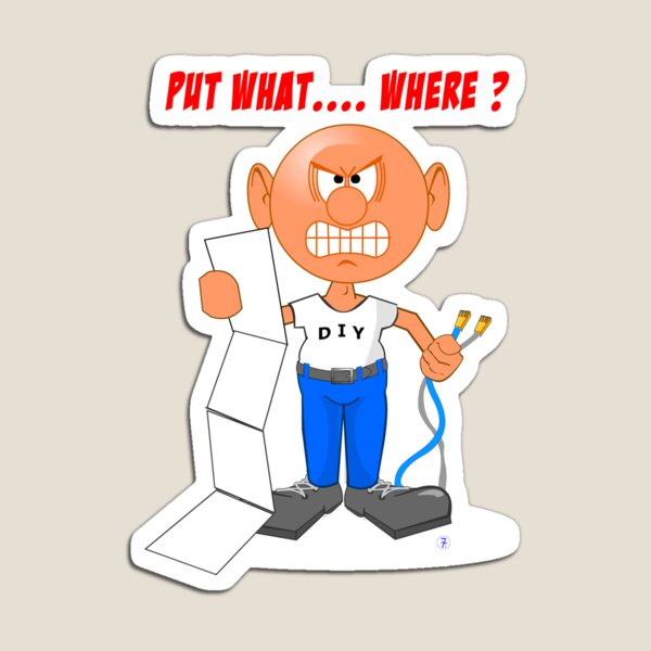 Item preview, Put it Where?  Don't get angry designed and sold by rmcadams.