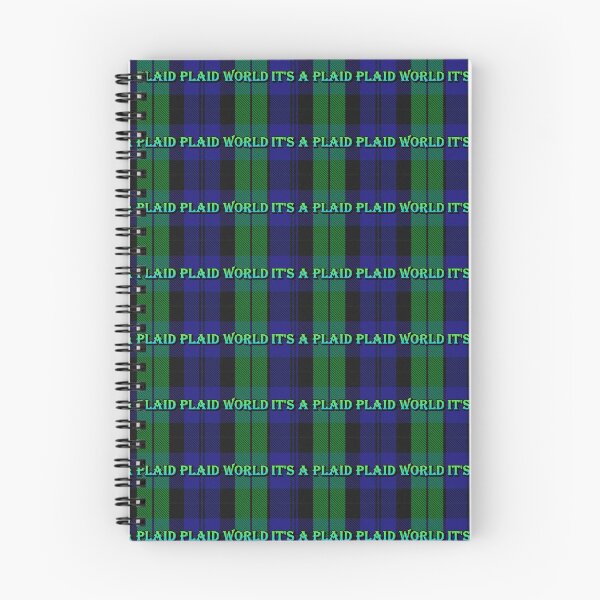 Item preview, ITS A PLAID PLAID WORLD! designed and sold by CinemaObscura.