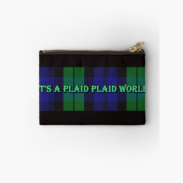 Item preview, ITS A PLAID PLAID WORLD! designed and sold by CinemaObscura.