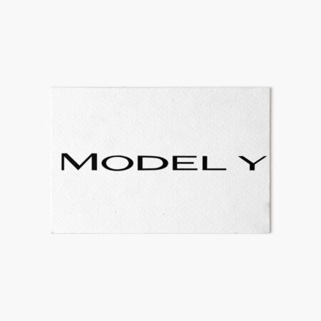 “Tesla Model Y Logo” Art Board Print for Sale by thomasburgess | Redbubble