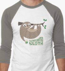 Koffeinhaltige Faultiere Baseballshirt für Männer