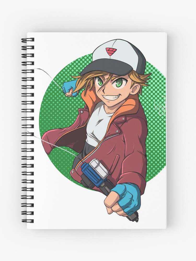 Shu Kurenai (no background) from Beyblade Burst Spiral Notebook