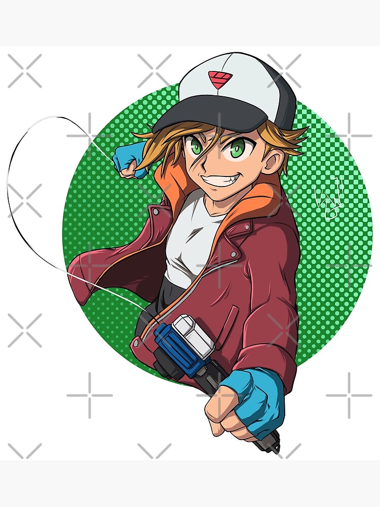 Xhan / Xavier Bogard from Beyblade Burst Art Board Print by Kaw