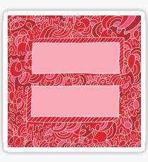 Equality Doodle Equal Sign Sticker