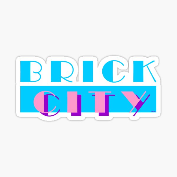 Clear Stickers  Brick City Stickers