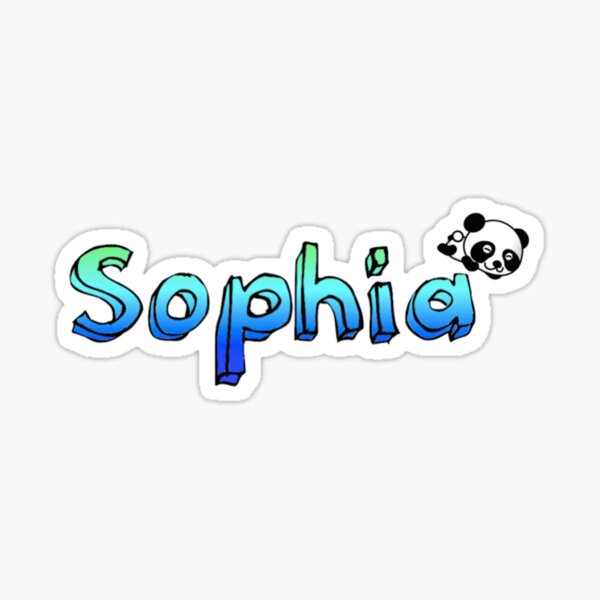 Sophia Sticker By Cdanoff Redbubble