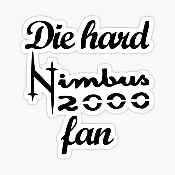 Nimbus 2000 Sticker by itsdanjustine