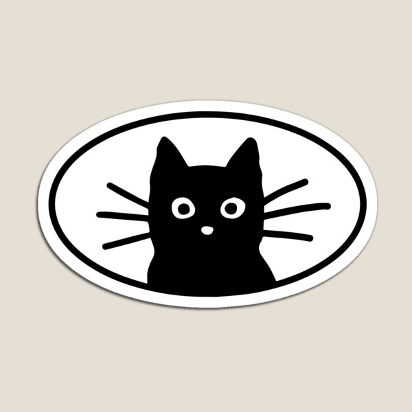 Item preview, Black Cat Face designed and sold by Jenn Inashvili.