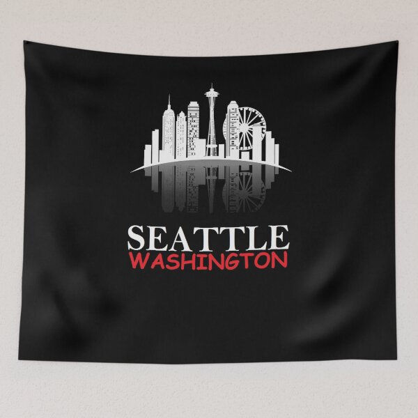 Item preview, Seattle Washington Skyline 8 designed and sold by rieriecoils1.