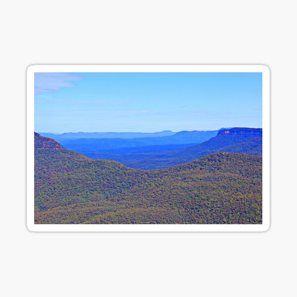 Item preview, The Blue Mountains!! designed and sold by Anthony Goldman.