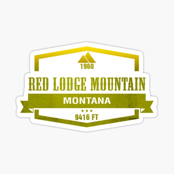 Red Lodge Mountain Ski Resort Montana Sticker