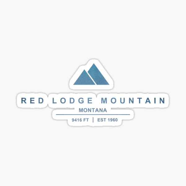 Red Lodge Mountain Ski Resort Montana Sticker