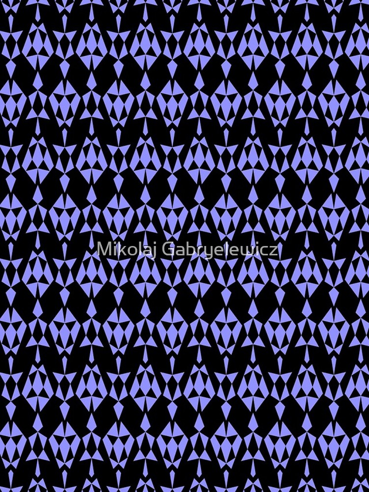 Thumbnail 5 of 5, iPhone Case, Geometric Pattern Blue designed and sold by aver223.