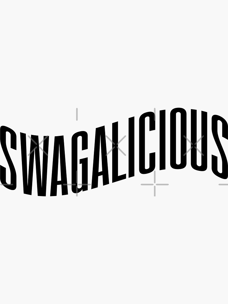 "Swagalicious" Sticker for Sale by 8BitPaws Redbubble