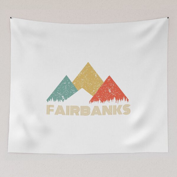 Item preview, Retro City of Fairbanks Mountain Shirt designed and sold by Theodore Cory.