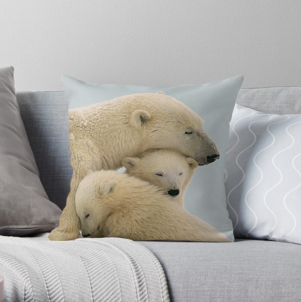 eddie bauer polar bear pillow