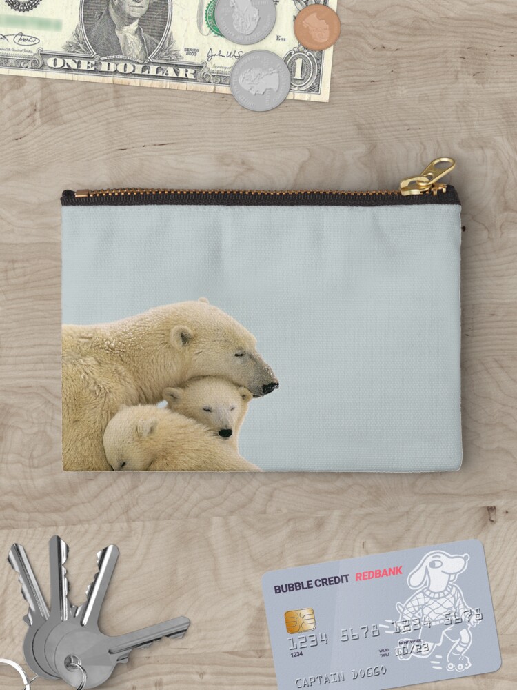 Polar bear Zipper Pouch for Sale by Julia Oriques