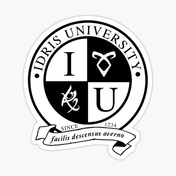 Idris University (light-based) Sticker