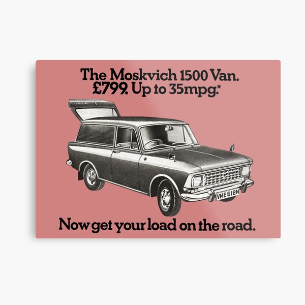 MOSKVITCH 1500 VAN Metal Print