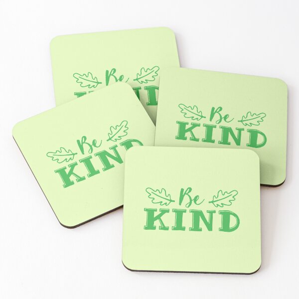 Item preview, Be KIND with green leaves designed and sold by jazzydevil.