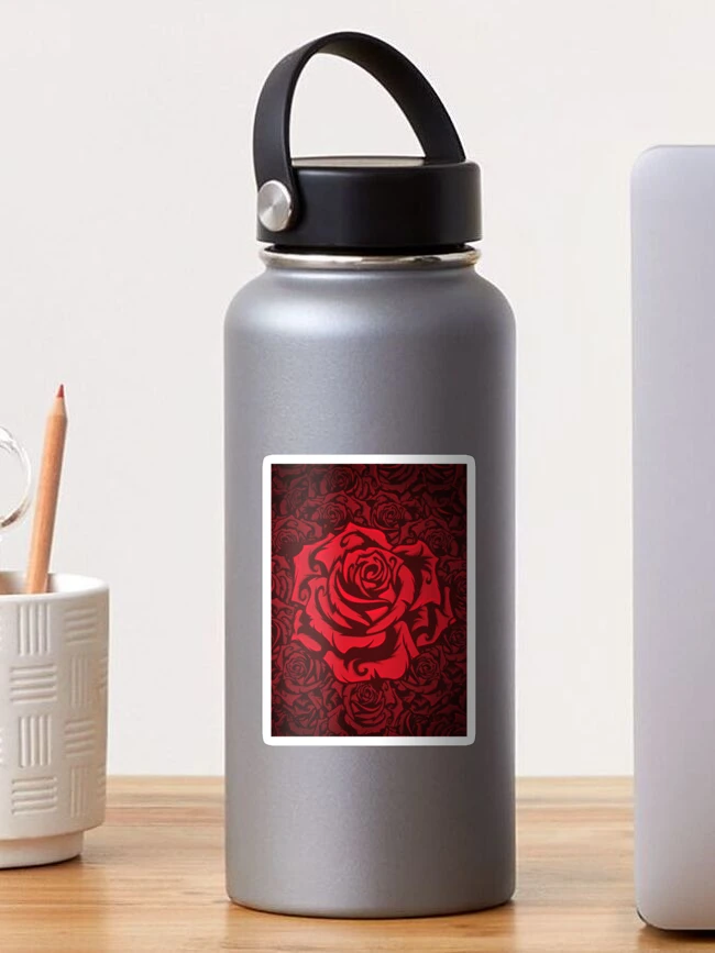 Thumbnail 1 of 3, Sticker, Red Roses designed and sold by NVM Designs.
