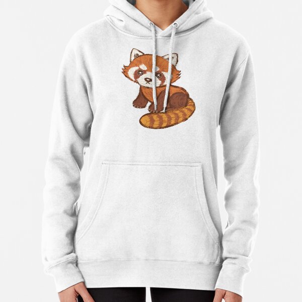 Red Panda Pullover Hoodie