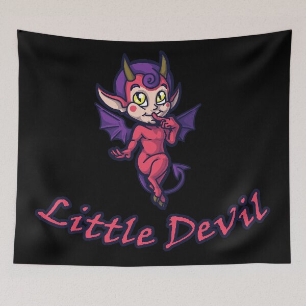 Item preview, Little Devil with text designed and sold by Ashley Veldhuis.