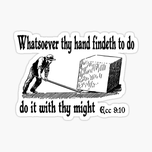 Item preview, ECCLESIASTES 9:10  JUST DO IT designed and sold by Calgacus.