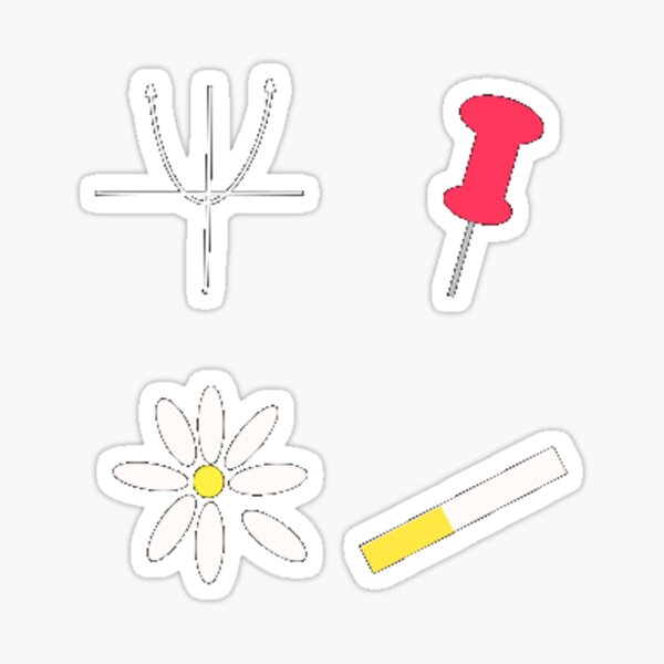 John Green Symbols Sticker