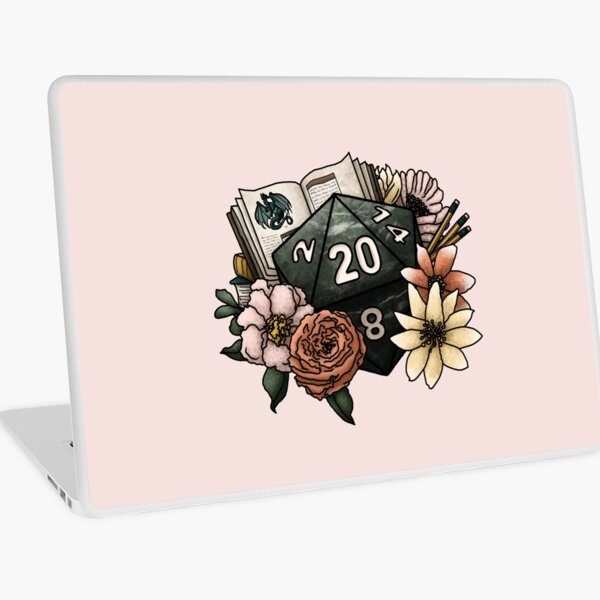 Dungeon Master D20 - Tabletop Gaming Dice Laptop Skin